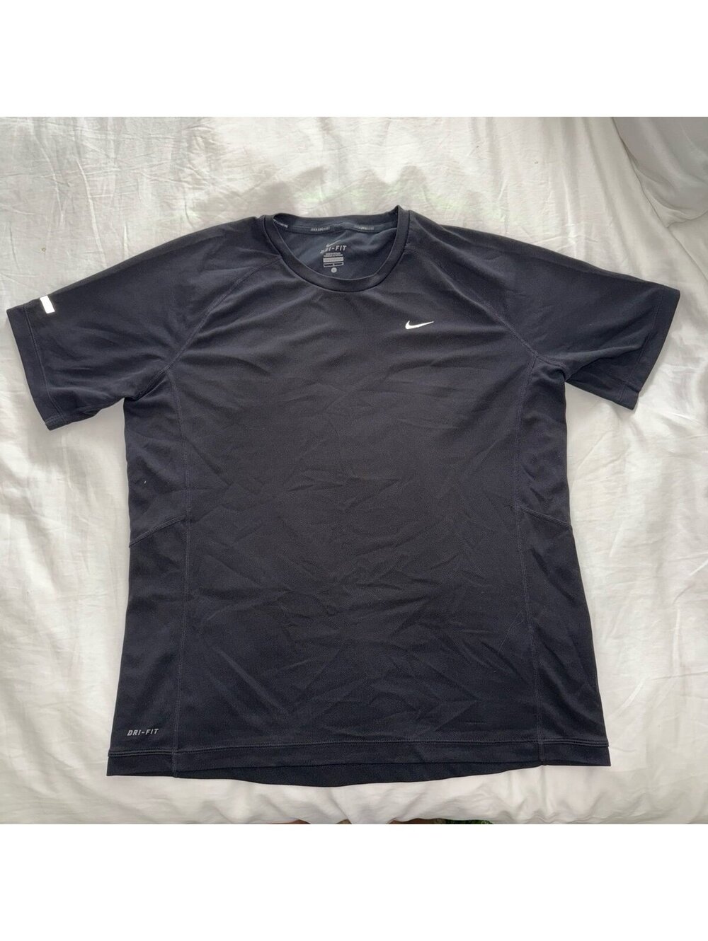 Nike Men's Dri-FIT UV Miler Running T-Shirt Black Large